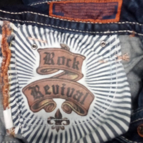 Rock Revival Women's 26 Johanna Bootcut Bejeweled Flap Pockets NWT - Picture 8 of 12